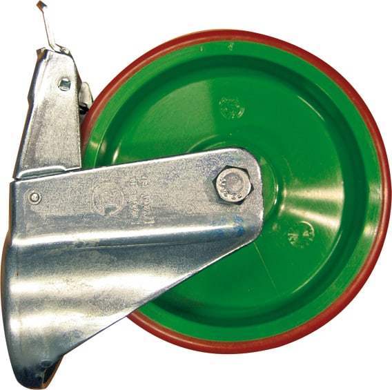 F.A.C.A.L. - RUOTA 60X125 C/FRENO POSTERIORE CASTIGLI