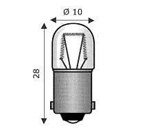 WIMEX - BA9S 10X28 30V 2W