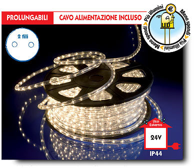 WIMEX - TUBO LED BIA ORIZZ. 24V 44M