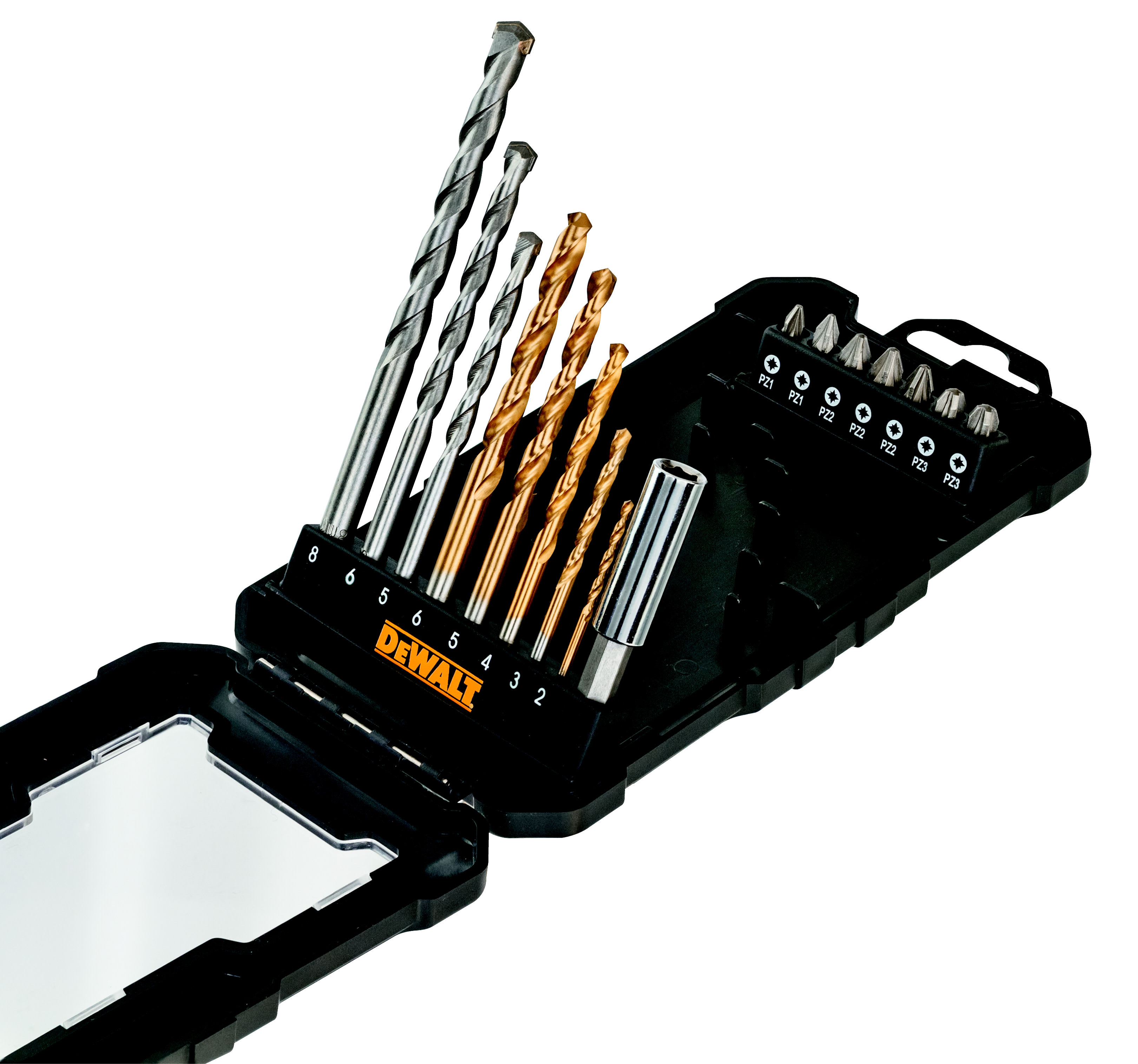 STANLEY BLACK & DECKER - SET 16 PEZZI CONTENENTE: 5 PUNTE METALLO