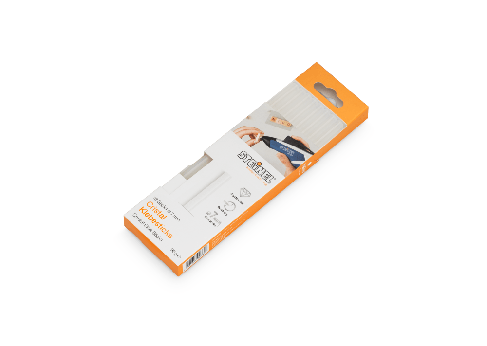 STEINEL - STECCHE DI COLLA 7 MM CRISTAL 96 G 006624