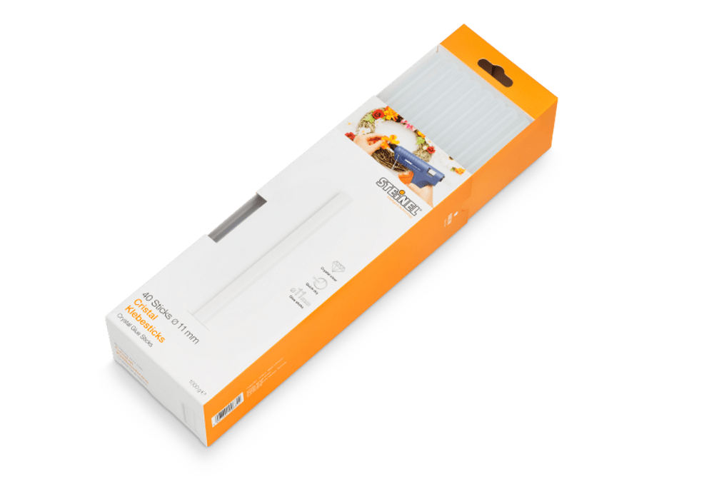 STEINEL - STECCHE DI COLLA 250 MM CRISTAL 1000 GR