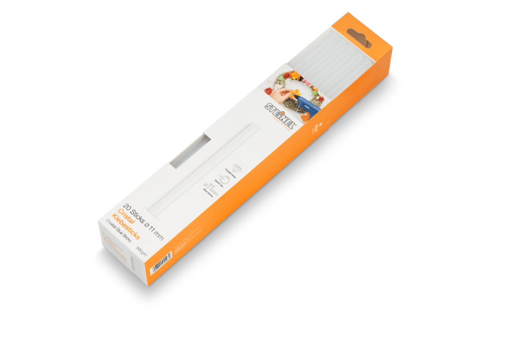 STEINEL - STECCHE DI COLLA CRISTAL 500GR