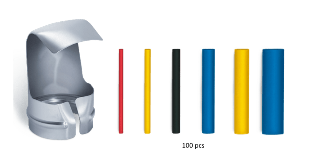 STEINEL - SET PER TUBI TERMORETRAIBILI - 3 PCS