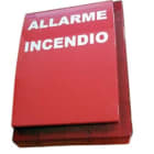 STS ELETTRONICA - SIRENA ANTINCENDIO AUTOALIMENTATA ROSSA