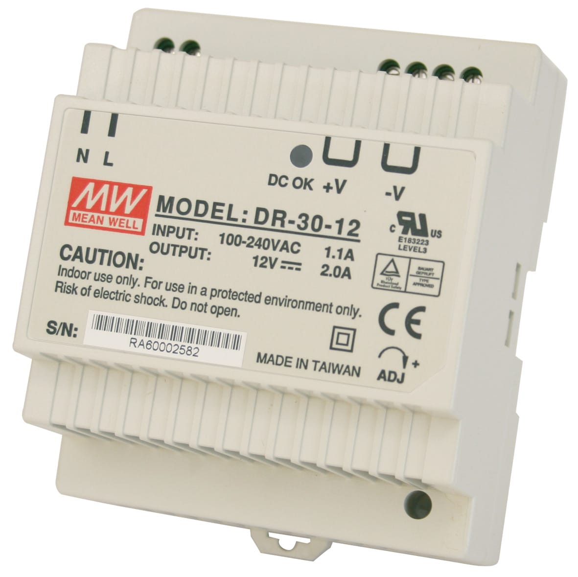 STS ELETTRONICA - ALIMENTATORE BARRA DIN12VDC 2 A