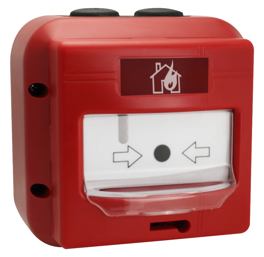 STS ELETTRONICA - PULSANTE MANUALE CONVENZIONALE CON CHIAV GFE-MCPE-C-IP67