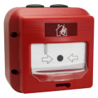 STS ELETTRONICA - PULSANTE MANUALE CONVENZIONALE CON CHIAV GFE-MCPE-C-IP67