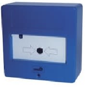 STS ELETTRONICA - PULSANTE MANUALE CONVENZIONALE BLU