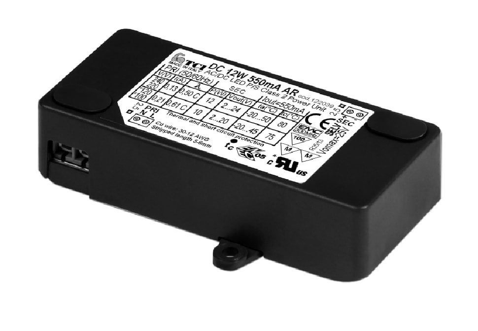 T.C.I. TELECOMUNICAZIONI - DC 12W 550MA AR ALIMENTATORE LED