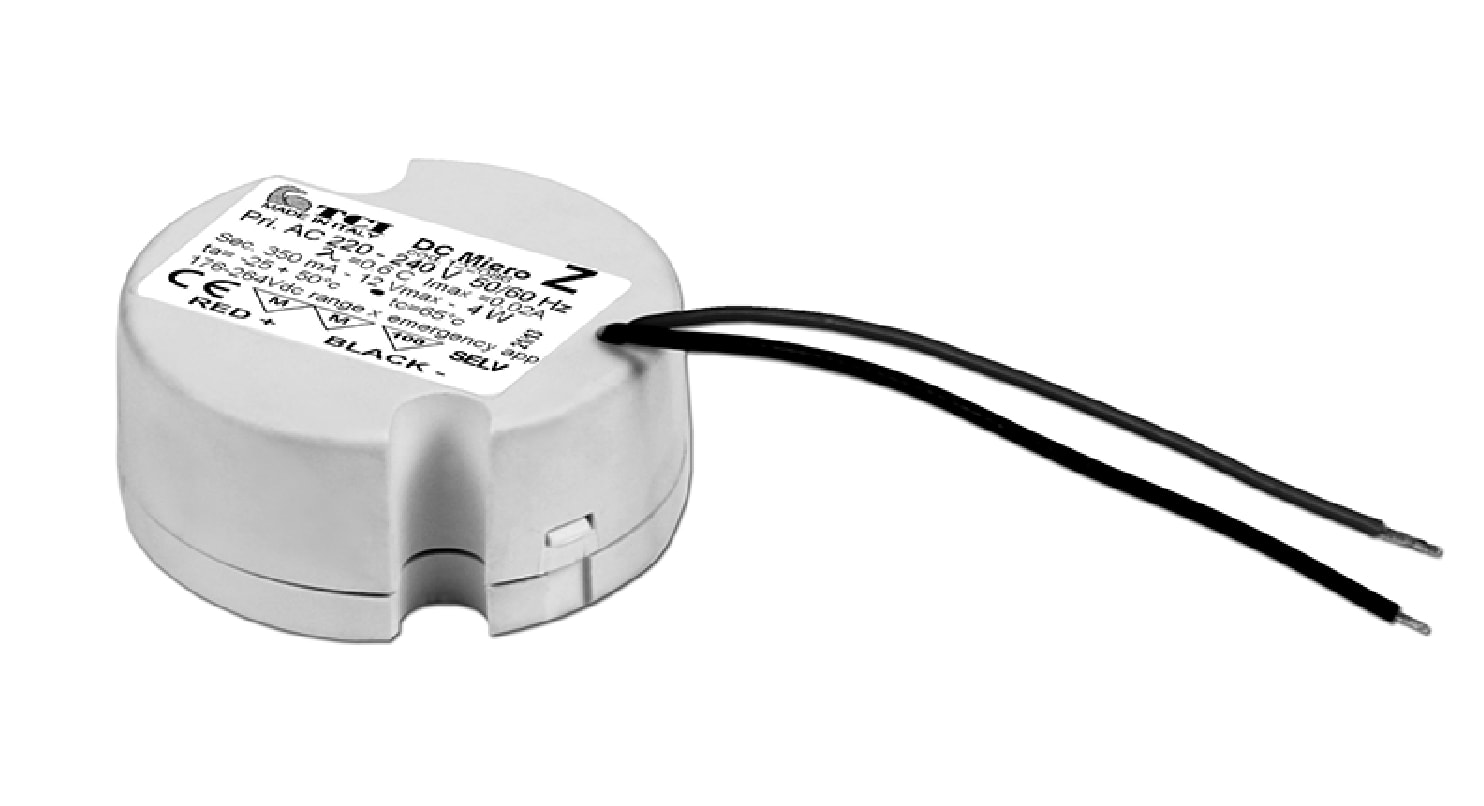 T.C.I. TELECOMUNICAZIONI - DC 4W 350MA MICRO Z ALIMENTATORE LED 122086