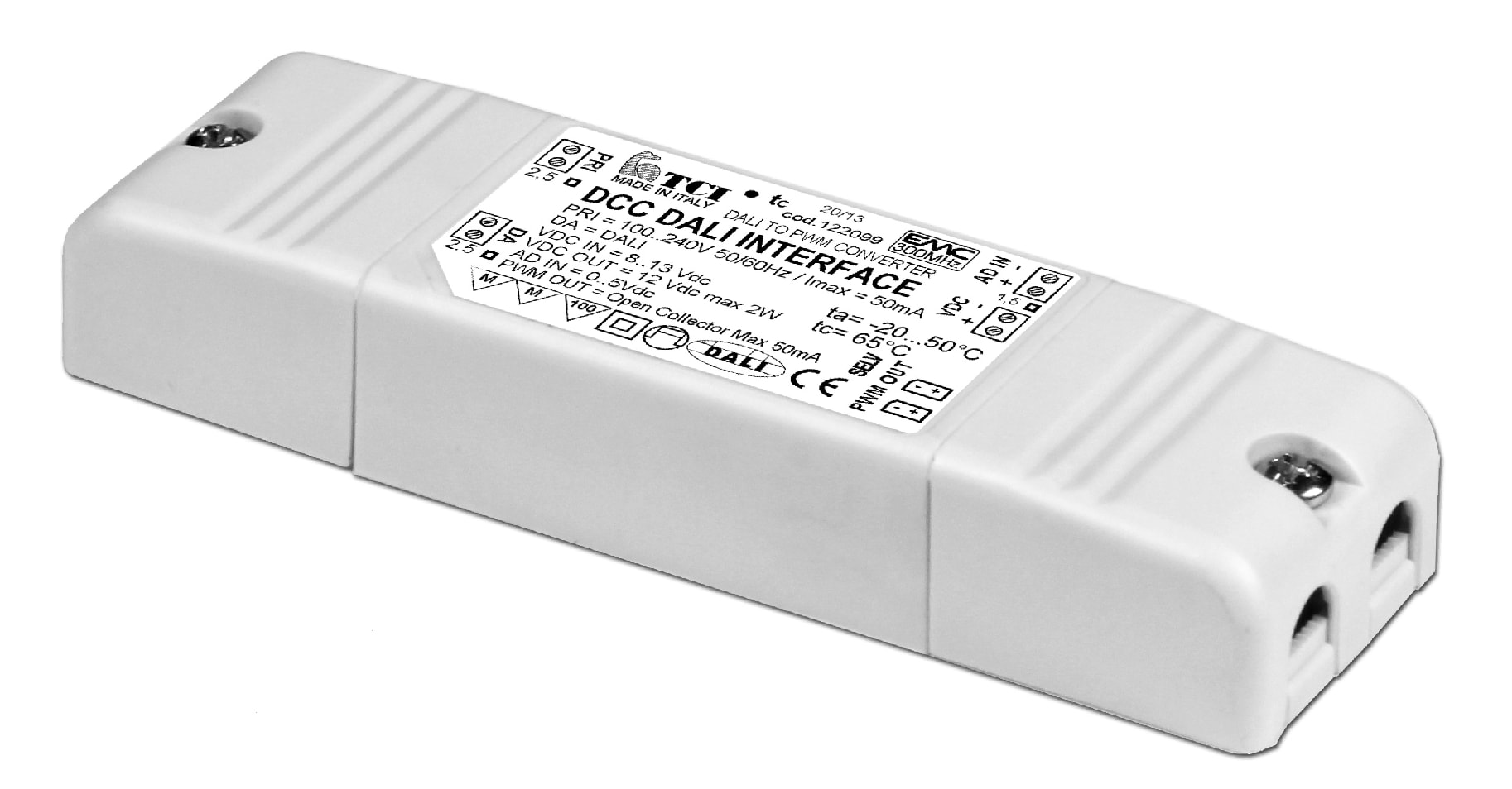 T.C.I. TELECOMUNICAZIONI - DCC DALI INTERFACE ALIM LED