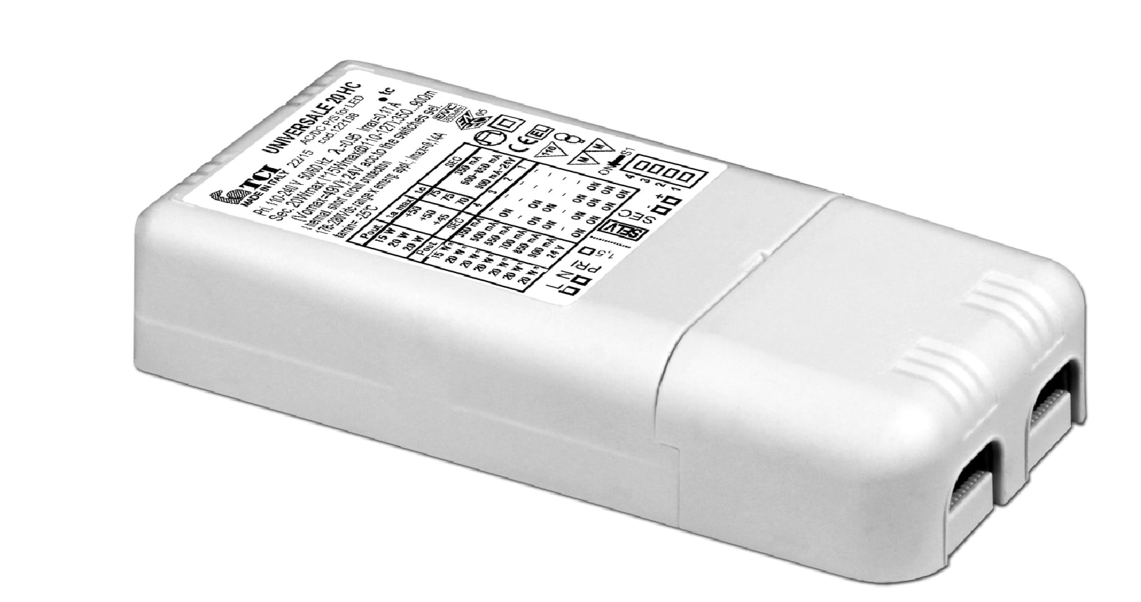 TCI - UNIVERSALE 20 HC ALIMENTATORE LED