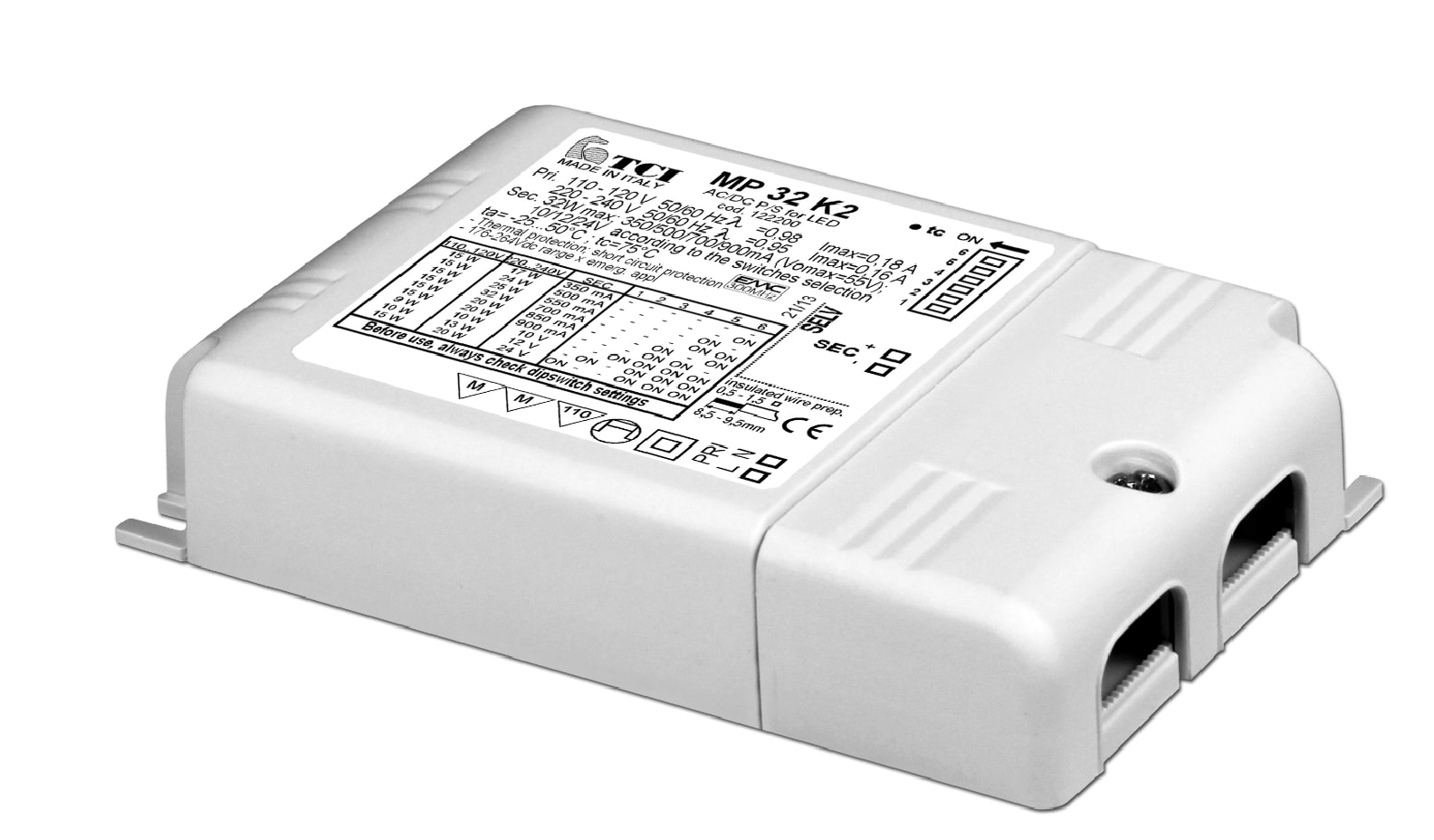 T.C.I. TELECOMUNICAZIONI - MP 32 K2 ALIMENTATORE LED 122200