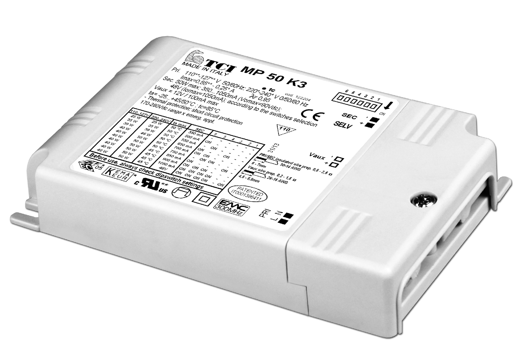 T.C.I. TELECOMUNICAZIONI - MP 50 K3 ALIMENTATORE LED 122204