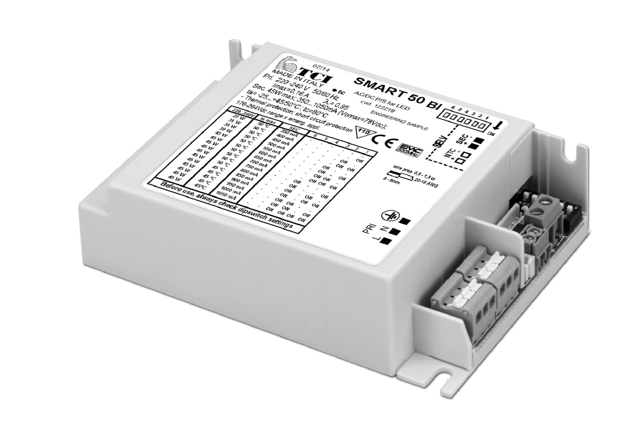 T.C.I. TELECOMUNICAZIONI - SMART 50 BI ALIMENTATORE LED 122219