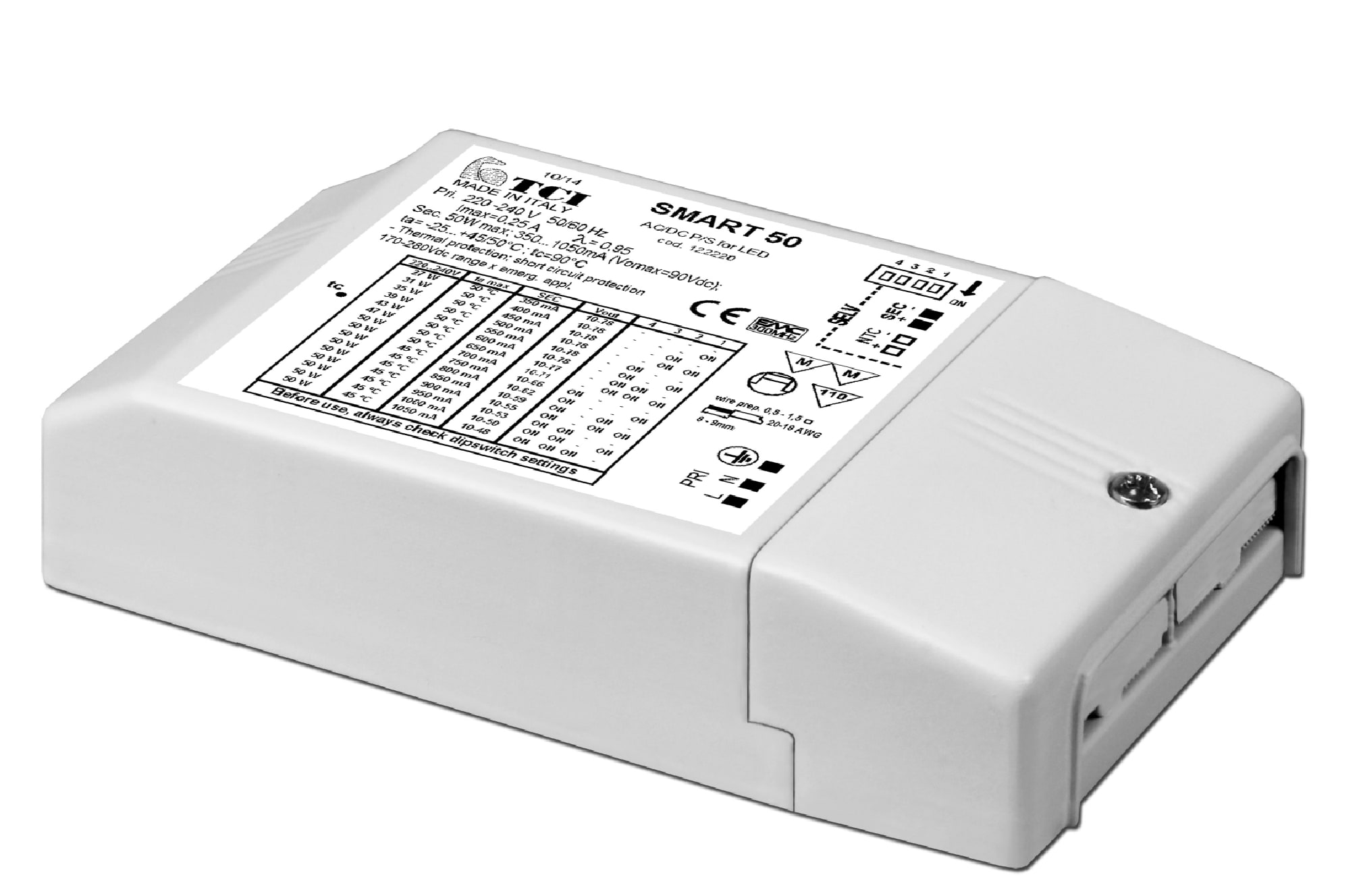 T.C.I. TELECOMUNICAZIONI - SMART 50 ALIMENTATORE LED 122220