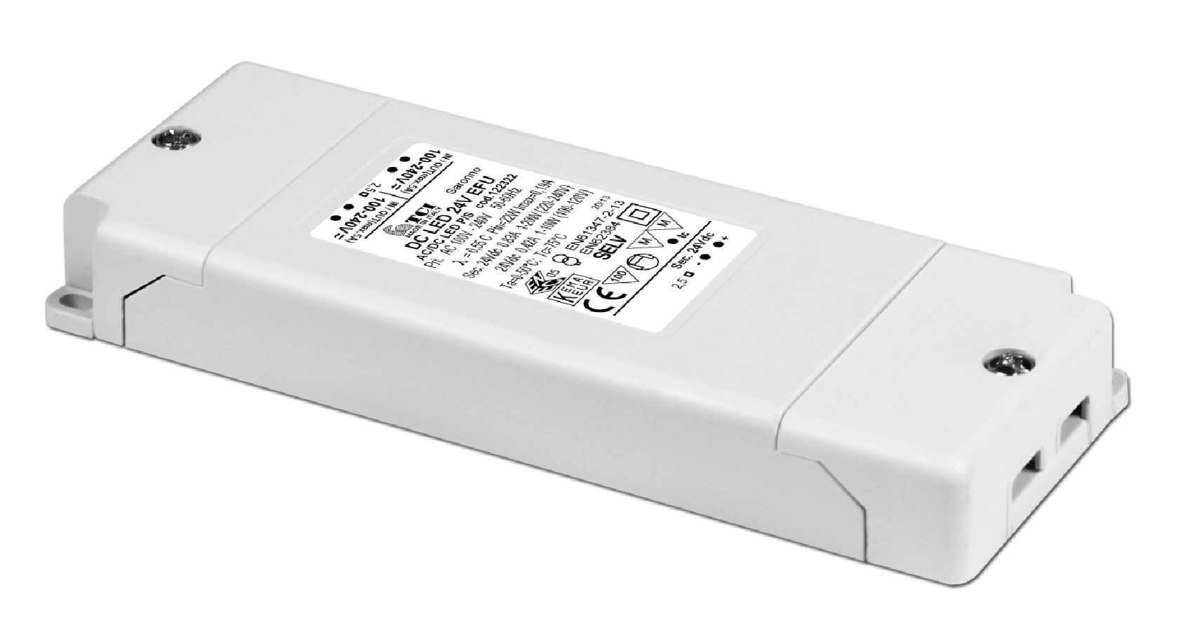 T.C.I. TELECOMUNICAZIONI - DC 24V EFU ALIMENTATORE LED