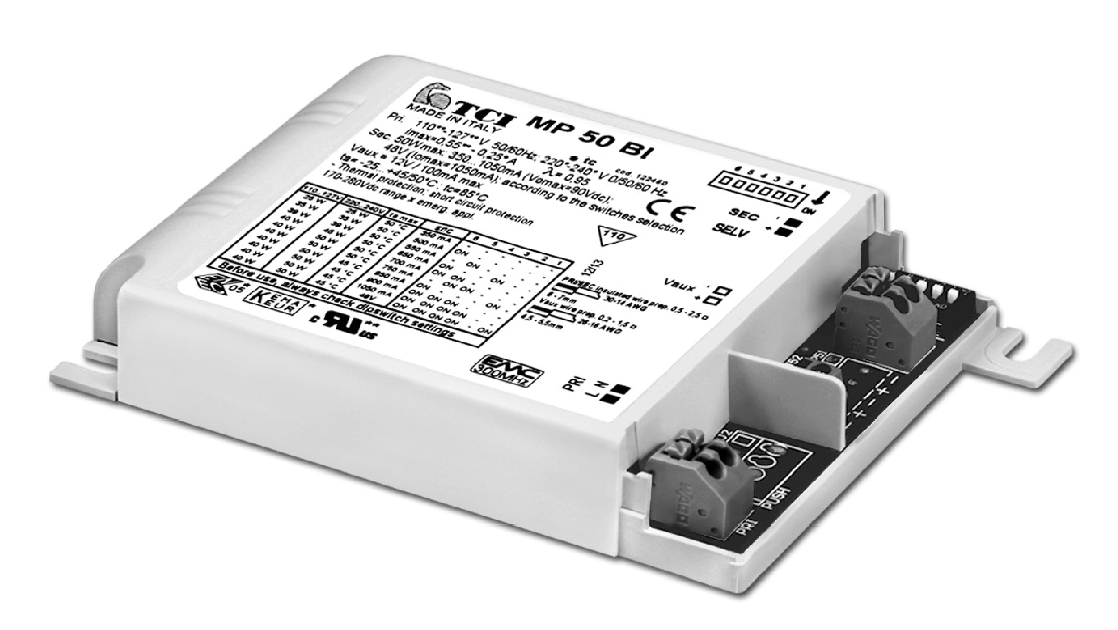 T.C.I. TELECOMUNICAZIONI - MP 50 BI ALIMENTATORE LED