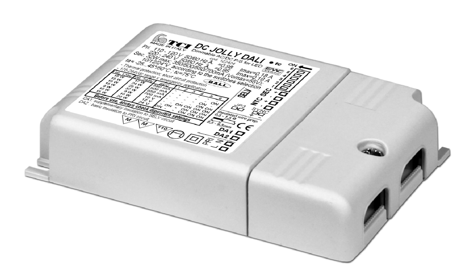 T.C.I. TELECOMUNICAZIONI - DC JOLLY DALI ALIMENTATORE LED 123424