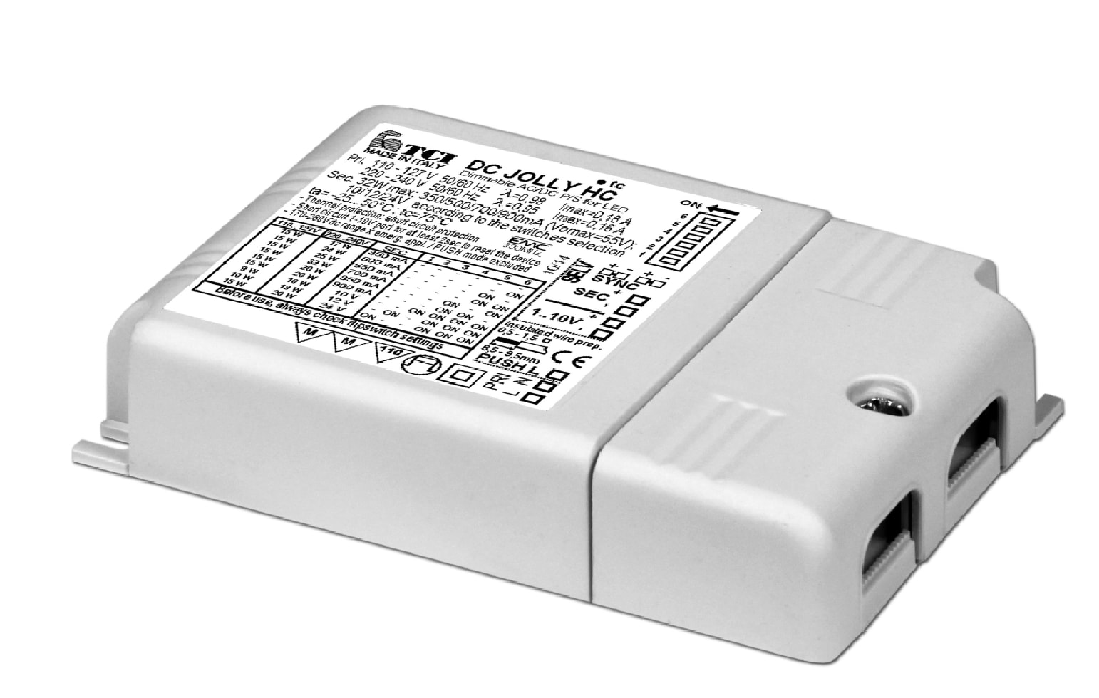 T.C.I. TELECOMUNICAZIONI - DC JOLLY HC MV ALIMENTATORE LED