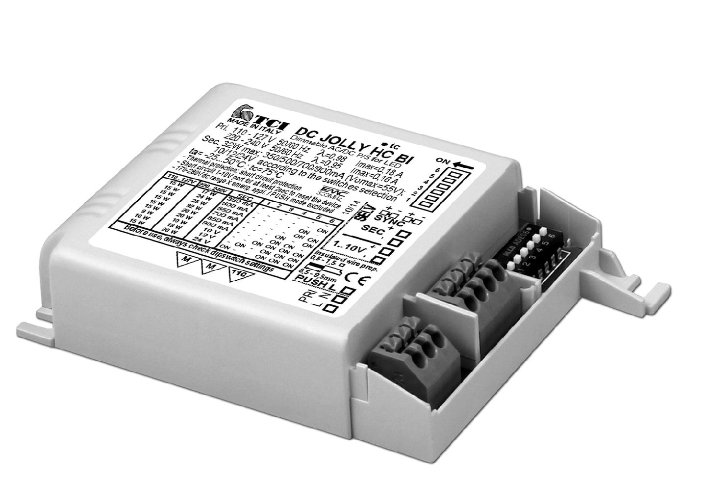 T.C.I. TELECOMUNICAZIONI - DC JOLLY HC BI ALIMENTATORE LED