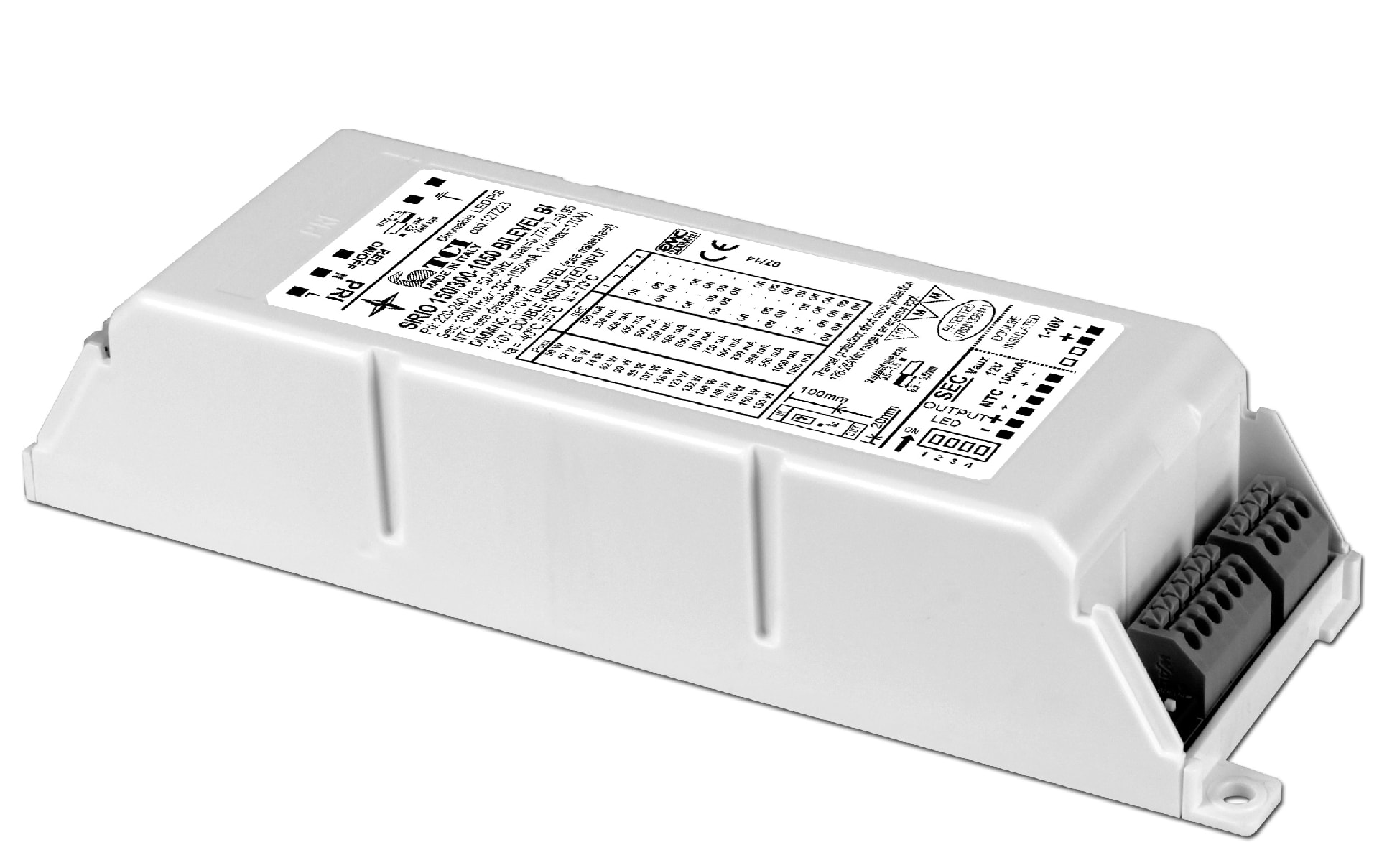 T.C.I. TELECOMUNICAZIONI - SIRIO 150/200-700 1-10V BILEVEL BI AL. L 127225