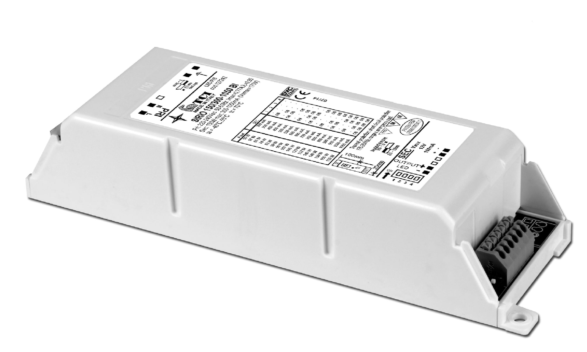 T.C.I. TELECOMUNICAZIONI - SIRIO 150/300-1050 BI ALIMENTATORE LED