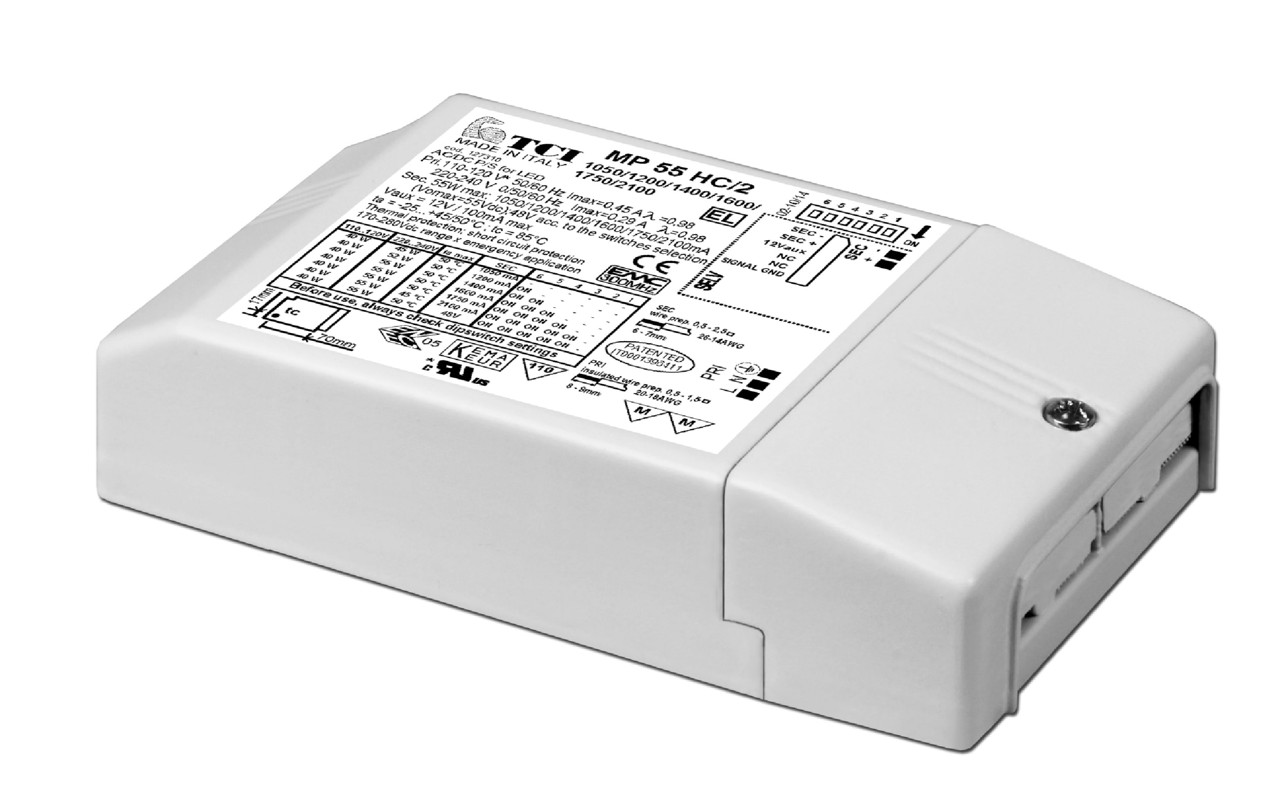 T.C.I. TELECOMUNICAZIONI - MP 55 1400/2 ALIMENTATORE ELETTRONICO 127310/14