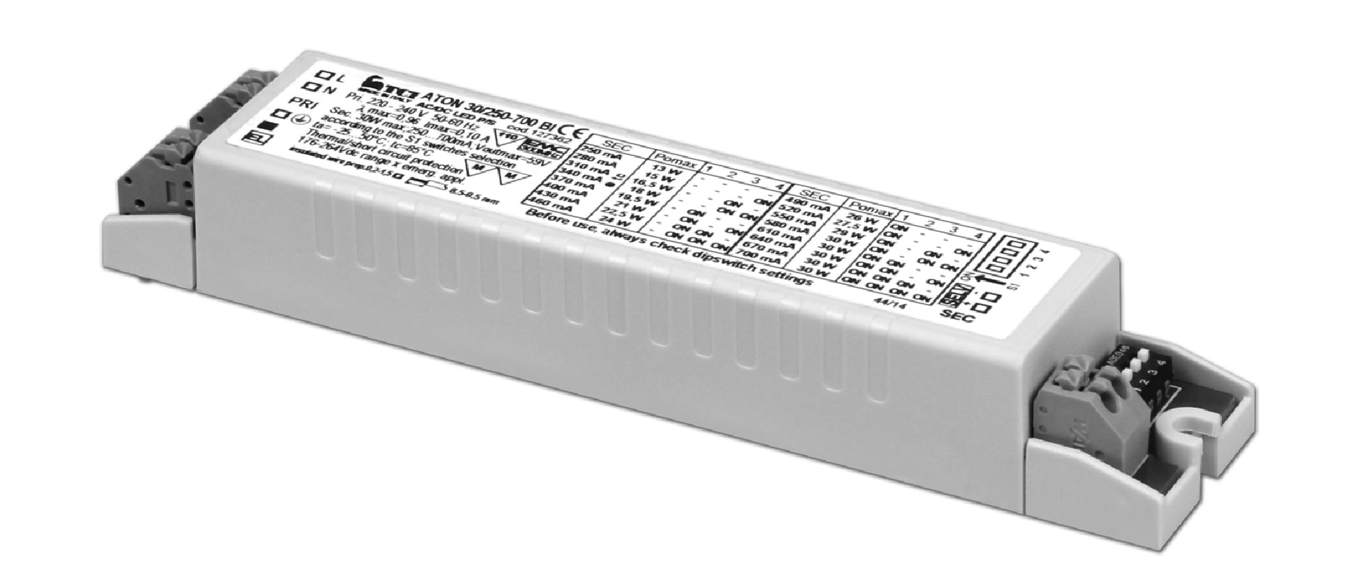 T.C.I. TELECOMUNICAZIONI - ATON 30/250-700 BI ALIMENTATORE LED 127360