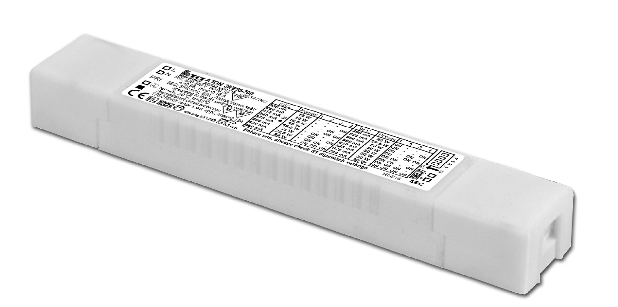 T.C.I. TELECOMUNICAZIONI - ATON 30/700-1400 ALIMENTATORE LED