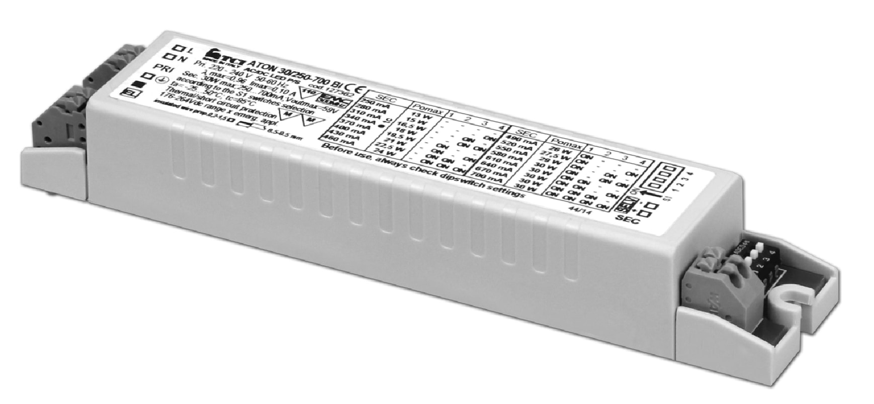 T.C.I. TELECOMUNICAZIONI - ATON 30/700-1400 BI ALIMENTATORE LED