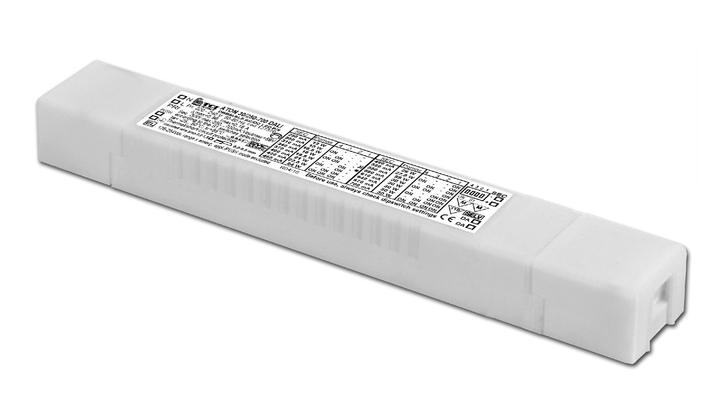 T.C.I. TELECOMUNICAZIONI - ATON 30/250-700 DALI ALIMENTATORE LED 127370