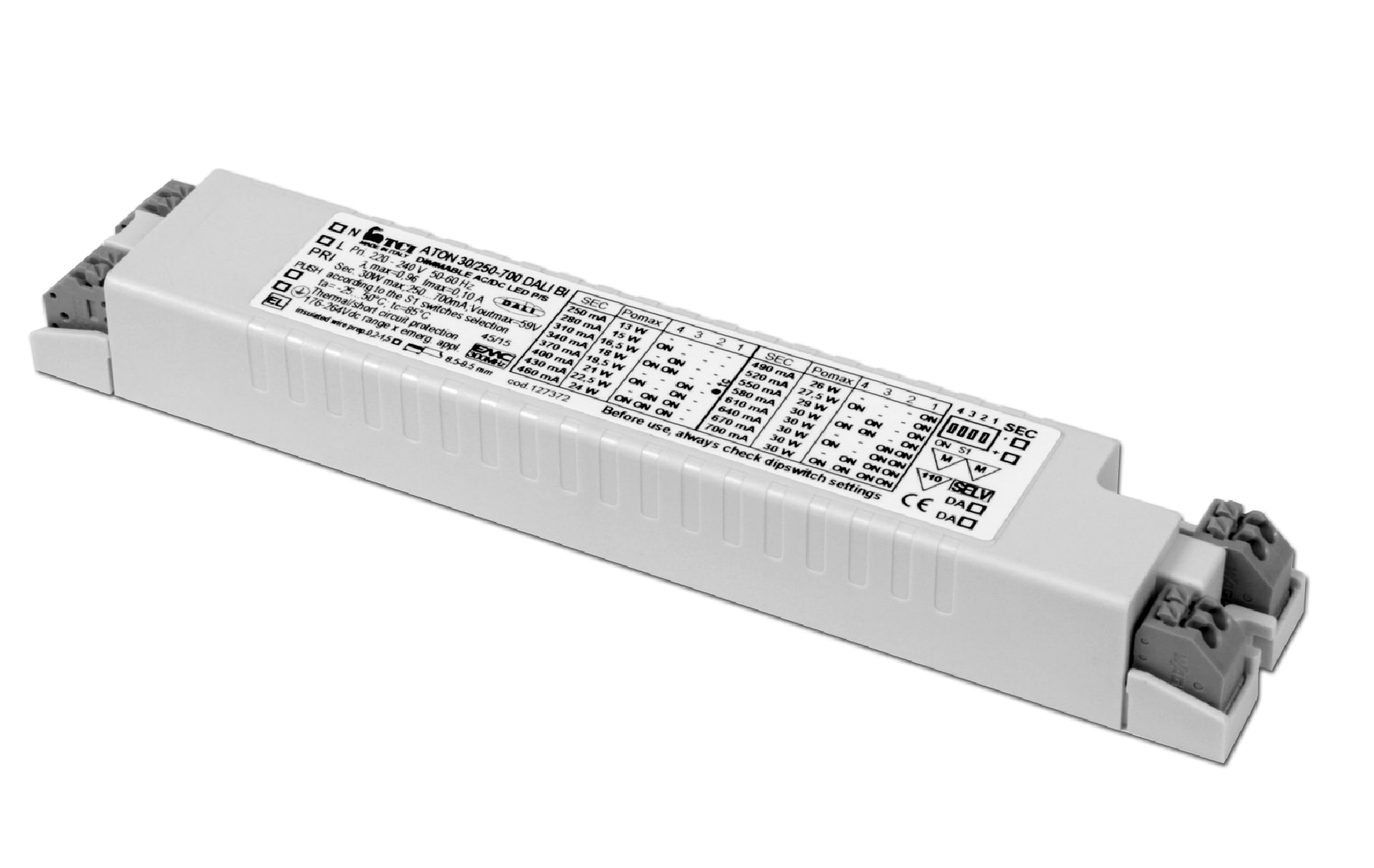 T.C.I. TELECOMUNICAZIONI - ATON 30/250-700 DALI BI ALIMENTATORE LED