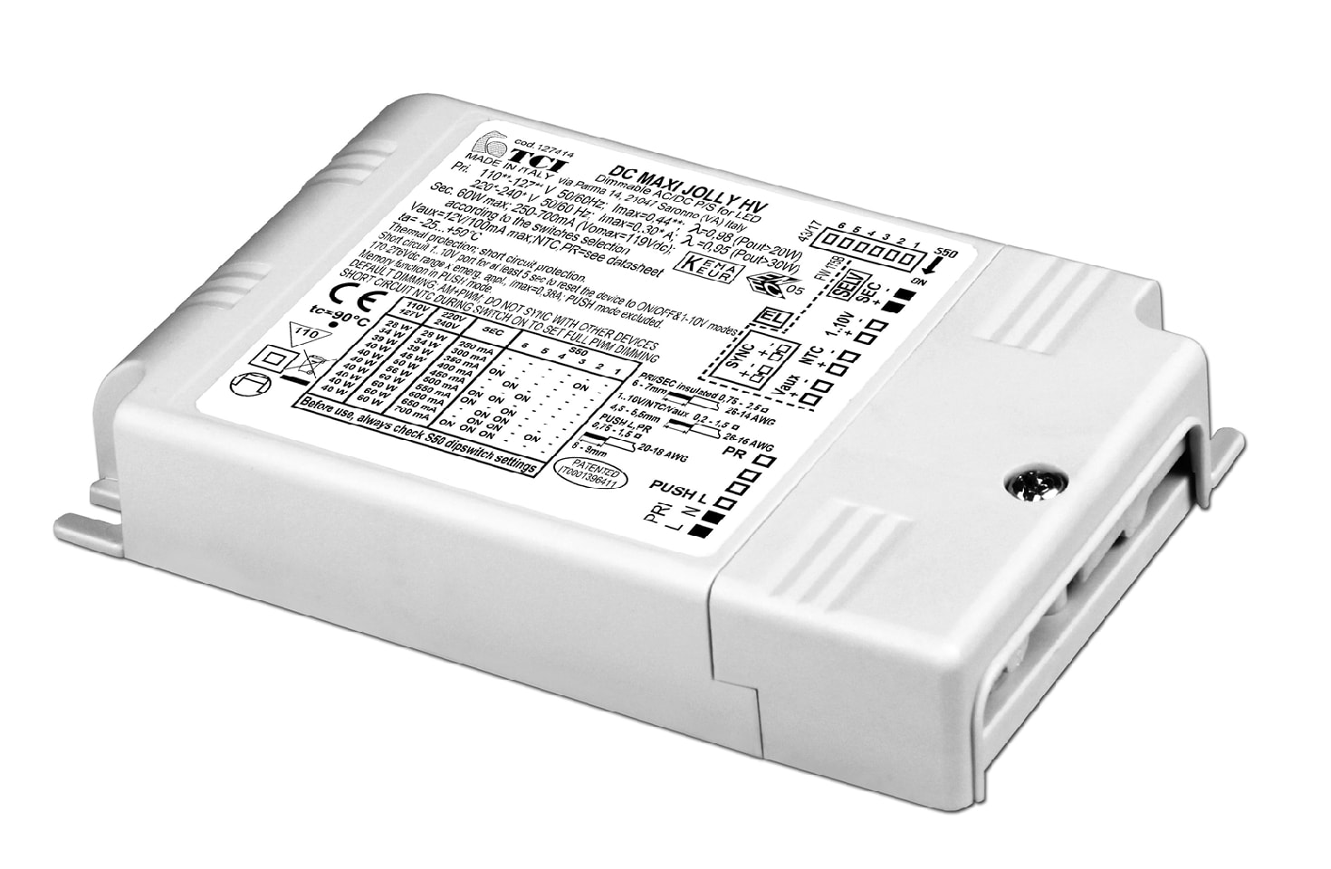 T.C.I. TELECOMUNICAZIONI - DC MAXI JOLLY HV ALIMENTATORE LED 127414