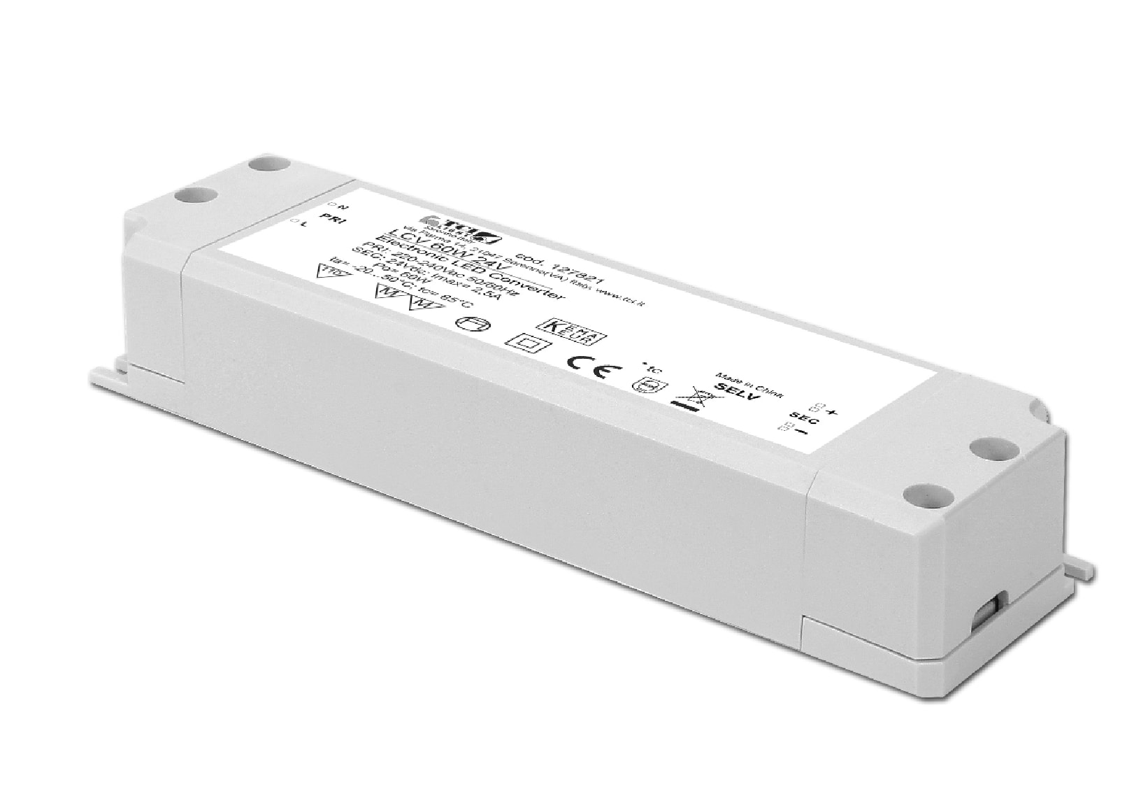 T.C.I. TELECOMUNICAZIONI - LCV 30W 24V ALIMENTATORE ELETTRONICO 127820