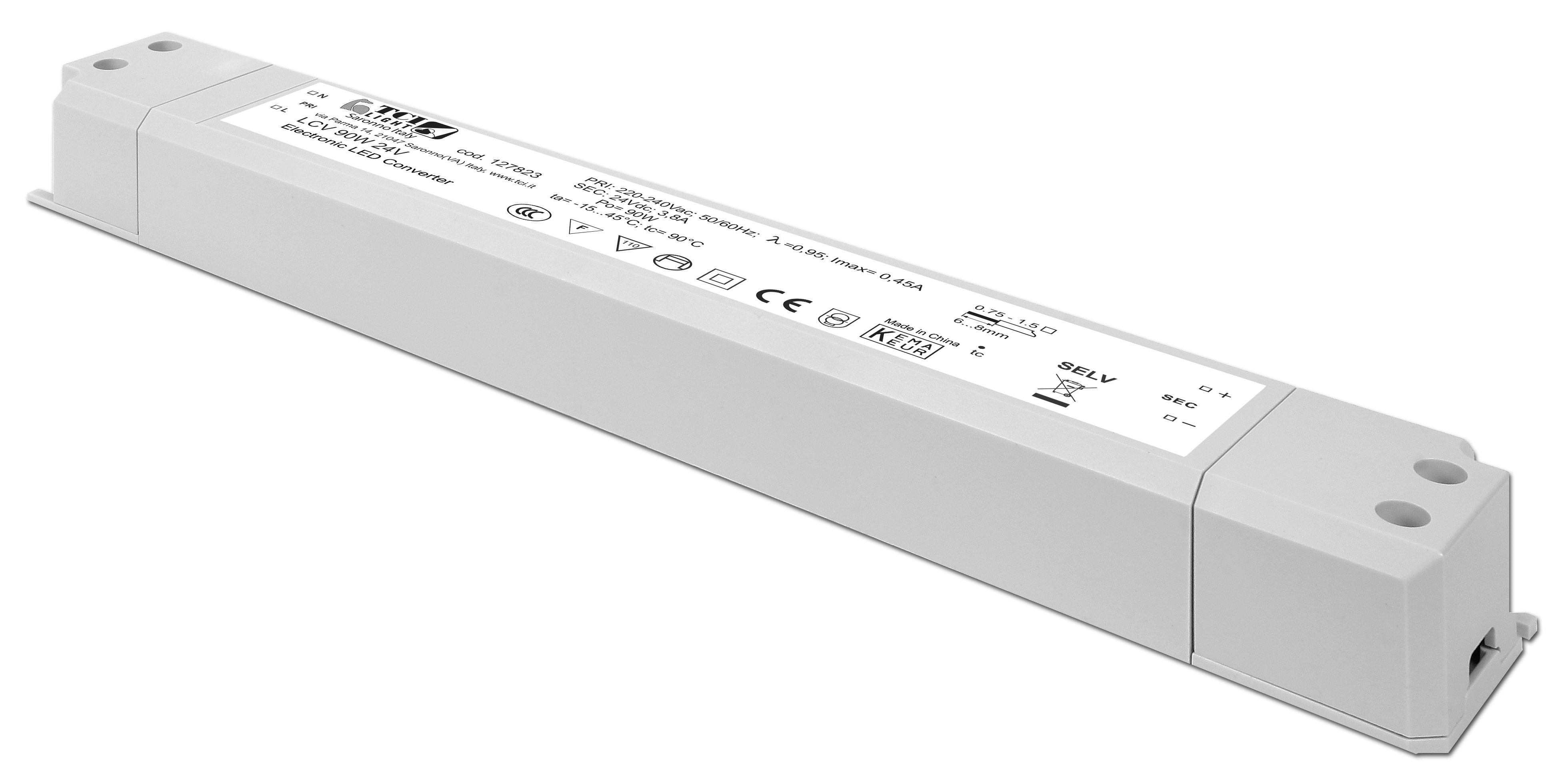 T.C.I. TELECOMUNICAZIONI - LCV 90W 24V ALIMENTATORE ELETTRONICO