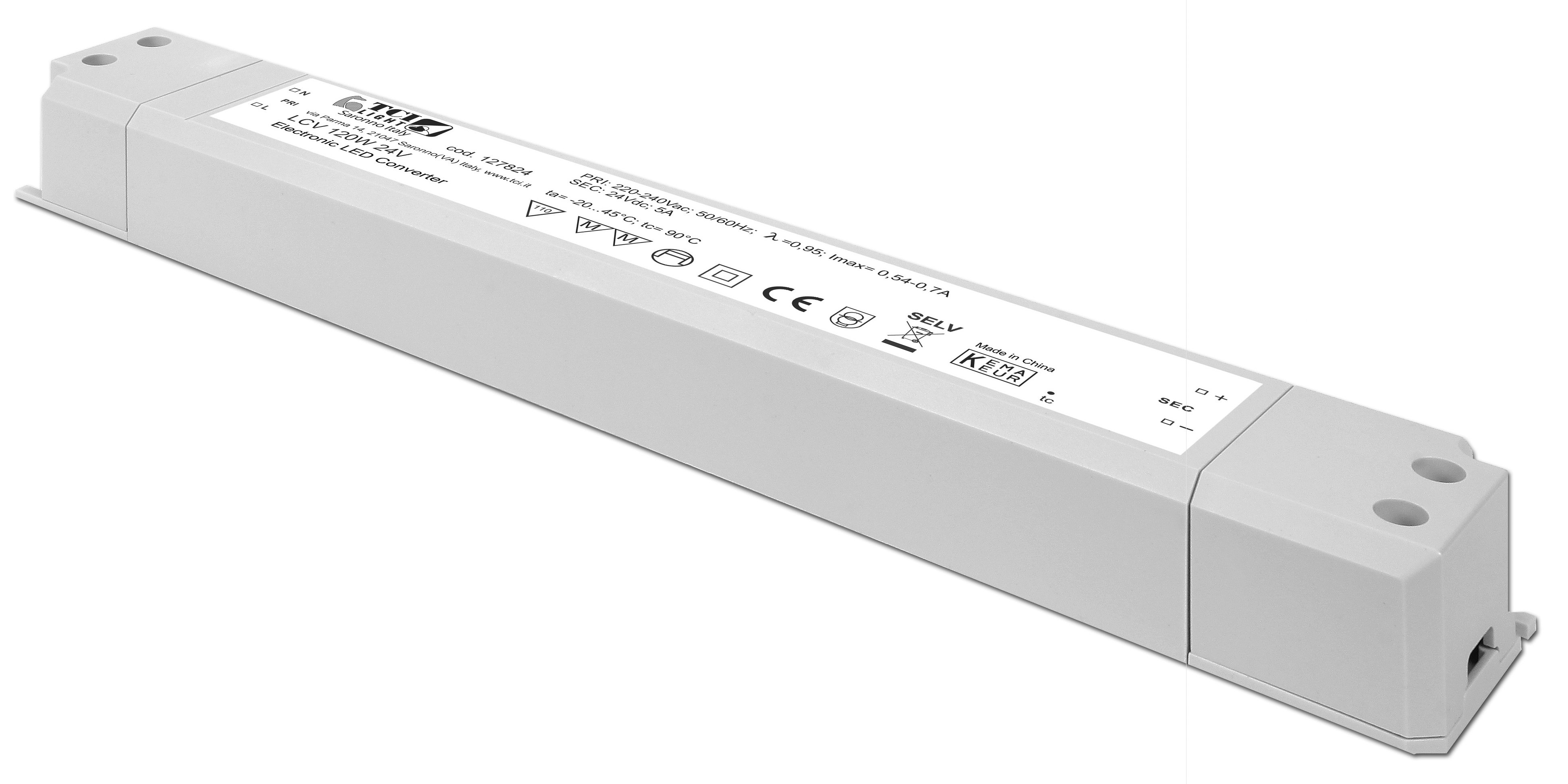 TCI - LCV 120W 24V ALIMENTATORE ELETTRONICO