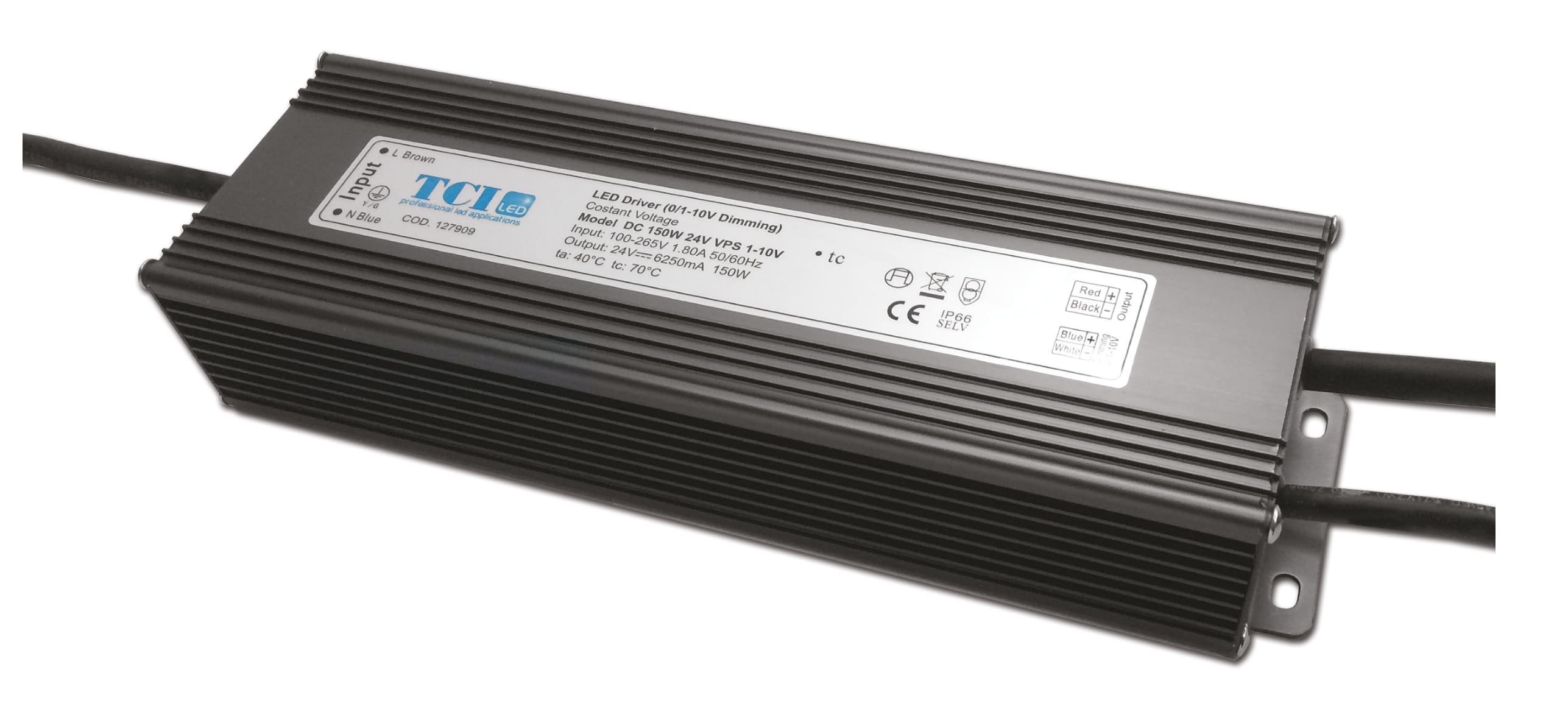 T.C.I. TELECOMUNICAZIONI - DC 100W 24V VPS 1-10V ALIMENTATORE LED 127907