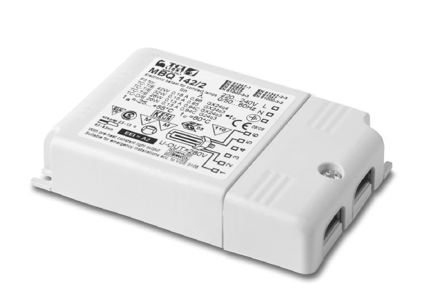 T.C.I. TELECOMUNICAZIONI - MBQ 242/2 BALLAST ELETTRONICO 137962/242