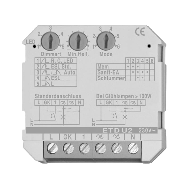 T.C.I. TELECOMUNICAZIONI - ETDU29 DIMMER SCAT DERIVAZIONE PER LED