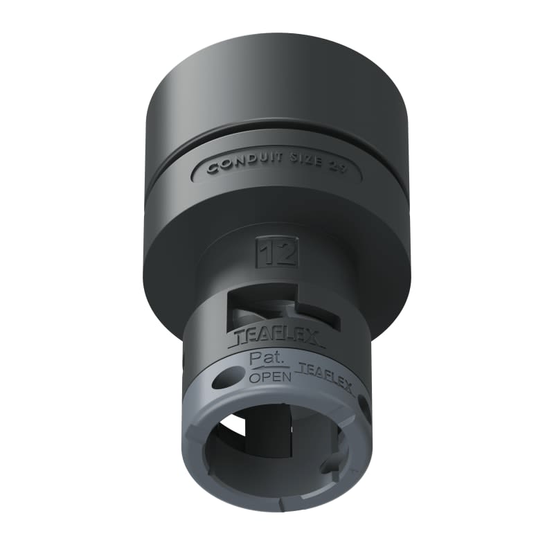 TEAFLEX - RACC.ADATTATORE NERO IP66 2912