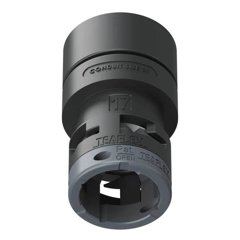 TEAFLEX - RACC.ADATTATORE NERO IP66 2917