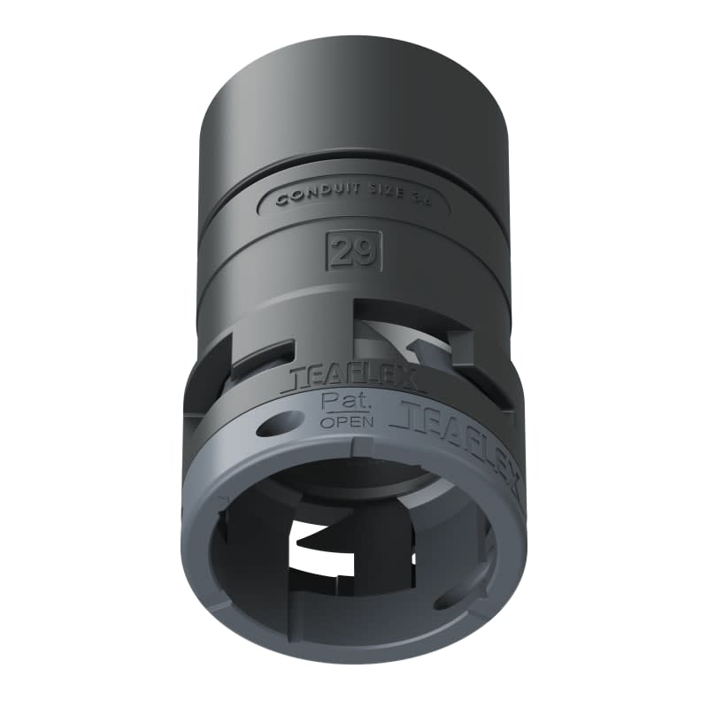 TEAFLEX - RACC.ADATTATORE NERO IP66 3629