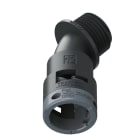 TEAFLEX - CURVA 45 IP66 12NPT 1/2 NERO