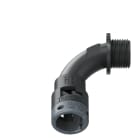 TEAFLEX - CURVA 90 IP66 BN10 3/8 NERO