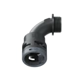 TEAFLEX - CURVA 90 IP66 BN23 3/4' NERO