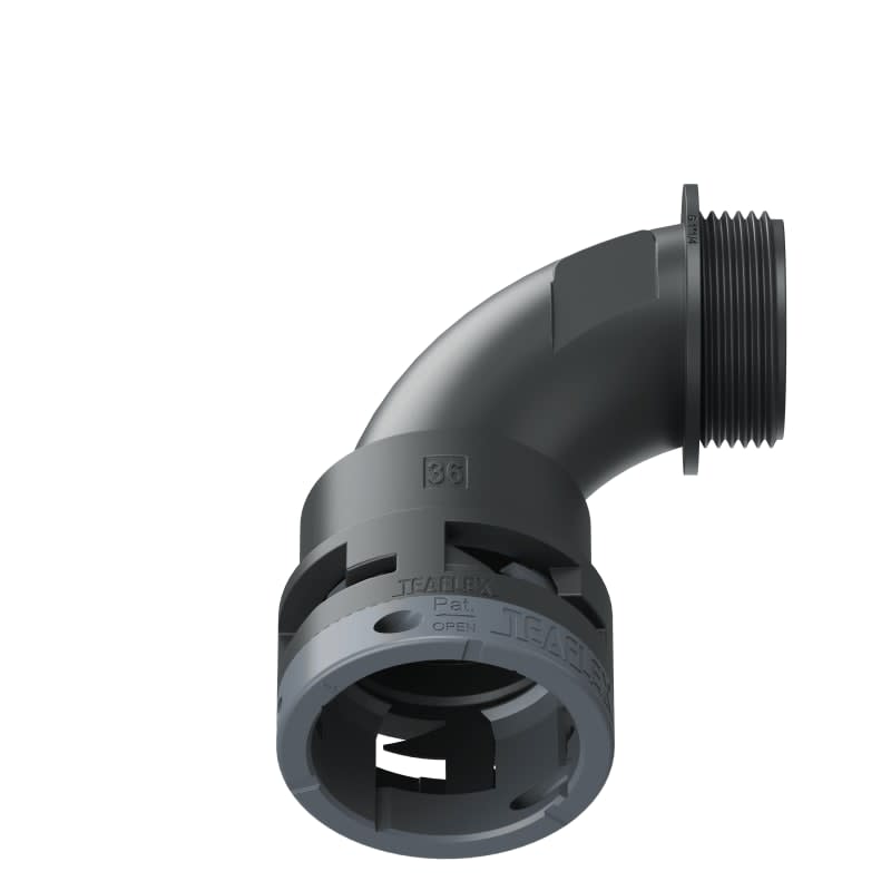 TEAFLEX - CURVA 90 IP66 BN36 1 1/4 NERO