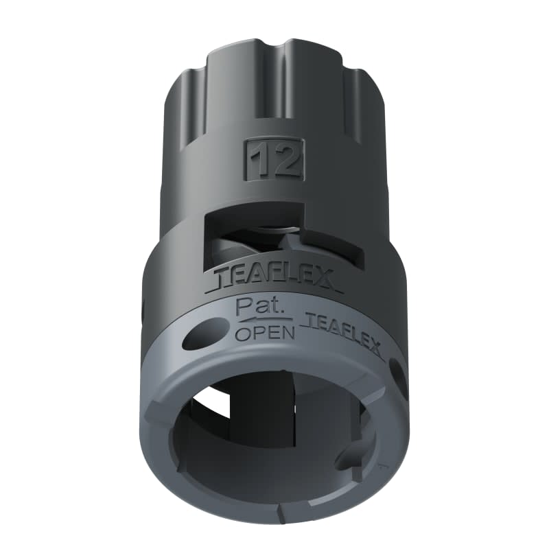 TEAFLEX - FEMM. IP66 NERO SFA12 5/8 24F