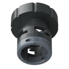 TEAFLEX - FEMM. IP66 NERO SFA17 1 3/8